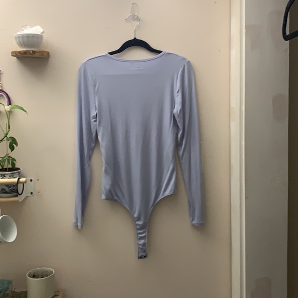 Large, long sleeve, Hollister bodysuit, lilac - Picture 2 of 3